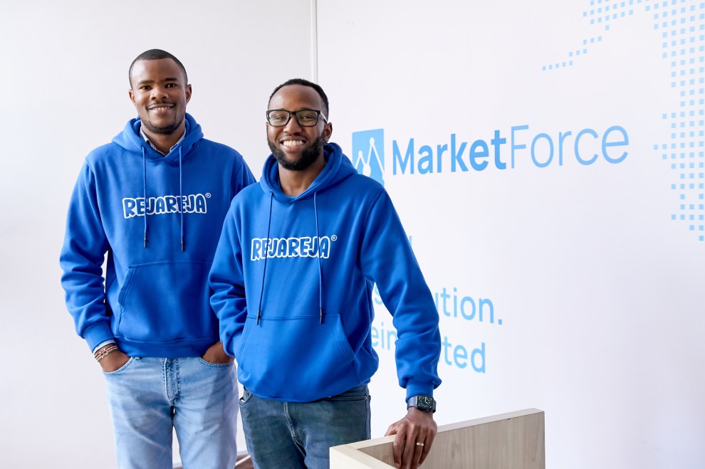 Image Credits: Mesongo Sibuti and Tesh Mbaabu MarketForce co-founders (L-R) / MarketForce